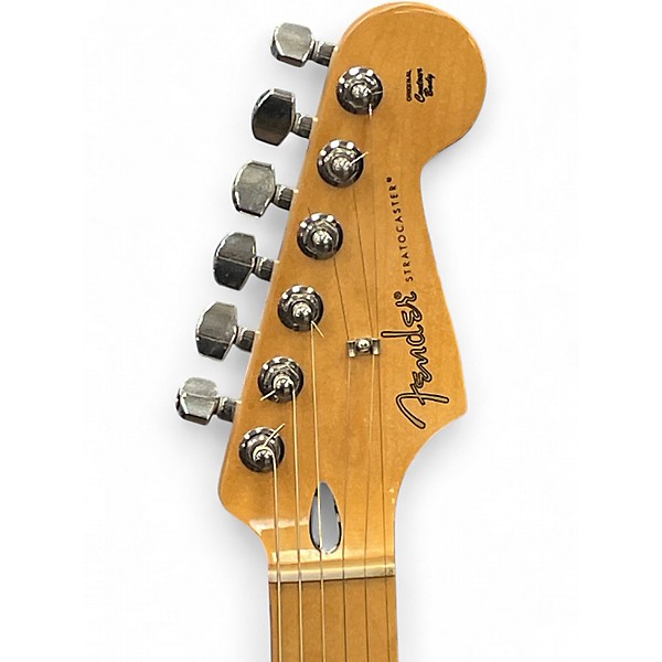 Used 2024 Fender Ltd Player Strat MN Black Solid Body Electric Guitar