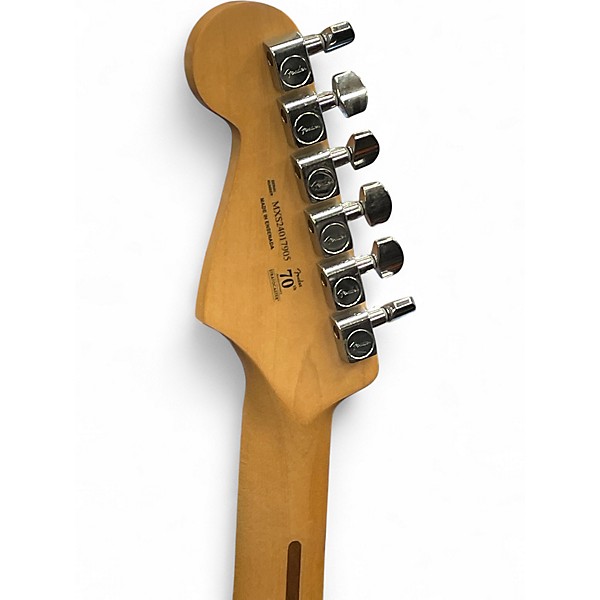 Used 2024 Fender Ltd Player Strat MN Black Solid Body Electric Guitar