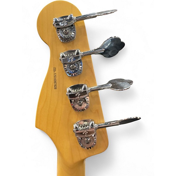 Used Fender American Elite Precision Bass Tobacco Sunburst Electric Bass Guitar