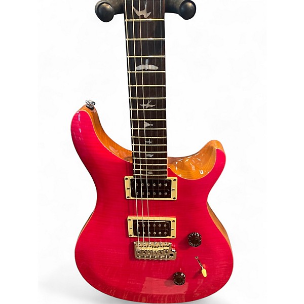 Used PRS SE Custom 24 Bonnie Pink Solid Body Electric Guitar