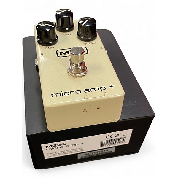 Used MXR M133 Micro Amp Pre Effect Pedal