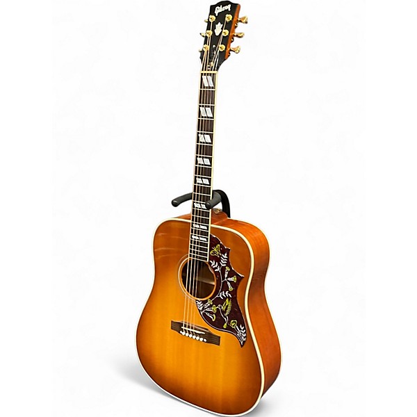 Used Gibson Hummingbird Cherry Sunburst Acoustic Electric Guitar