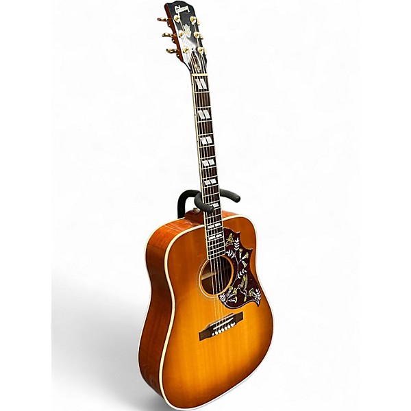 Used Gibson Hummingbird Cherry Sunburst Acoustic Electric Guitar