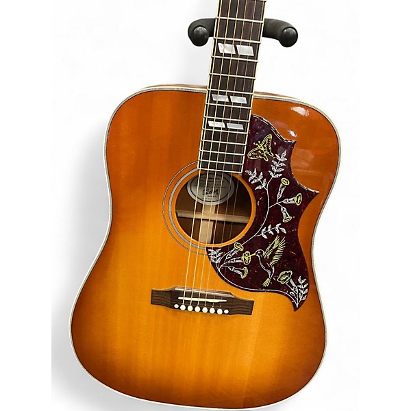 Used Gibson Hummingbird Cherry Sunburst Acoustic Electric Guitar