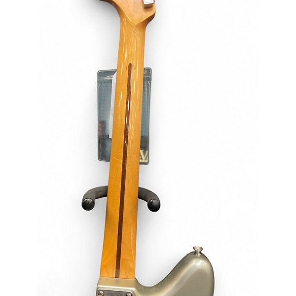 Used Fender Jaguar Silver Oyster Pearl Solid Body Electric Guitar