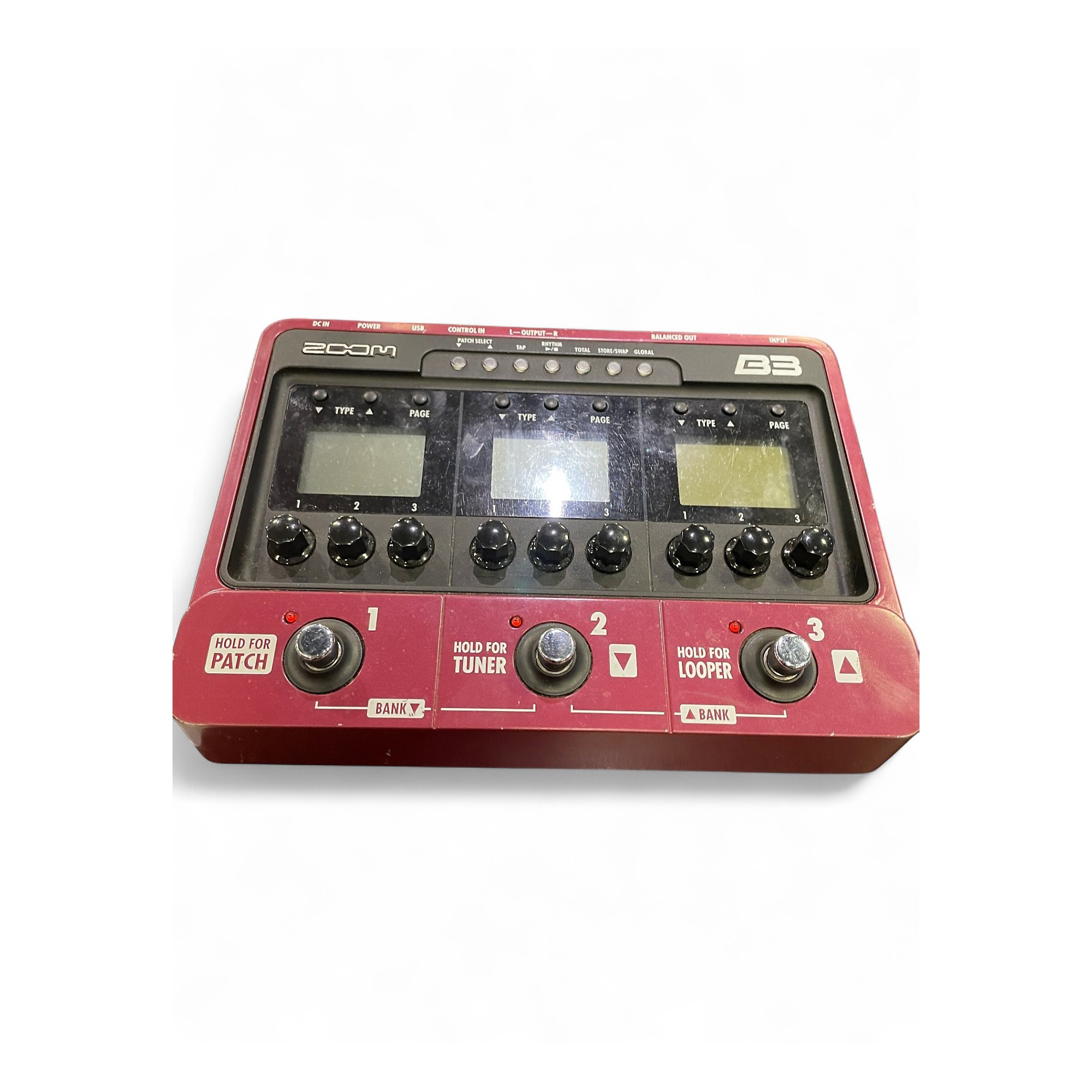 Used Zoom B3 Bass FX And Amp Simulator Bass Effect Pedal | Guitar