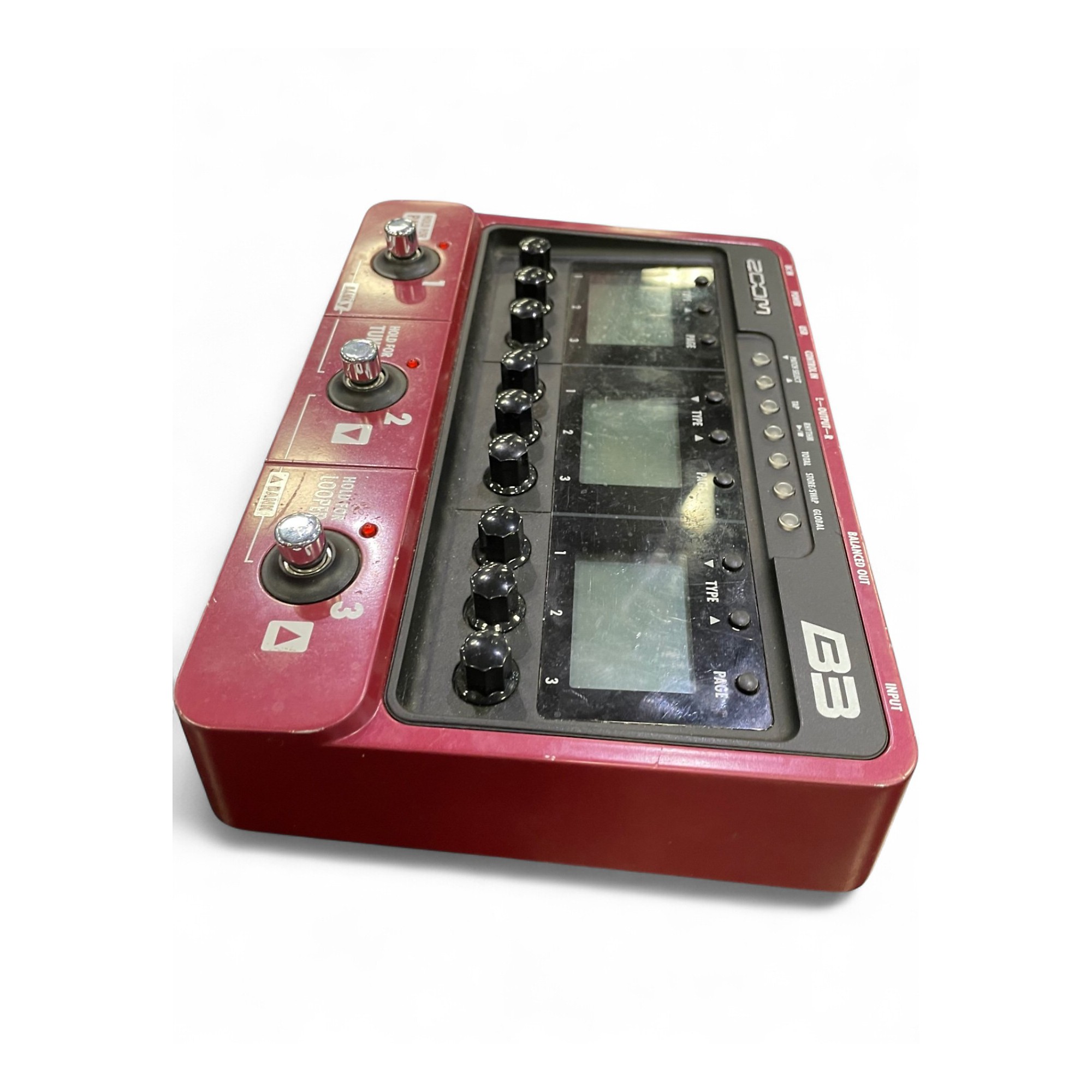 Used Zoom B3 Bass FX And Amp Simulator Bass Effect Pedal | Guitar