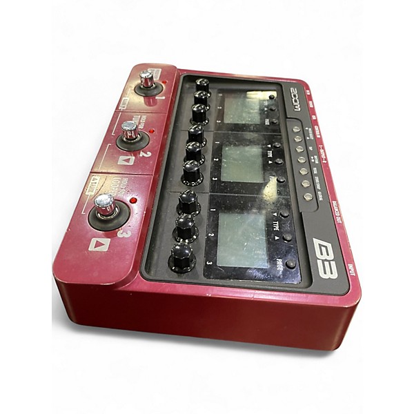 Used Zoom B3 Bass FX And Amp Simulator Bass Effect Pedal