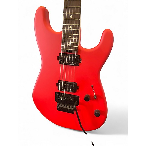 Used Charvel San Dimas Style 1 HH Satin Ferrari Red Solid Body Electric Guitar