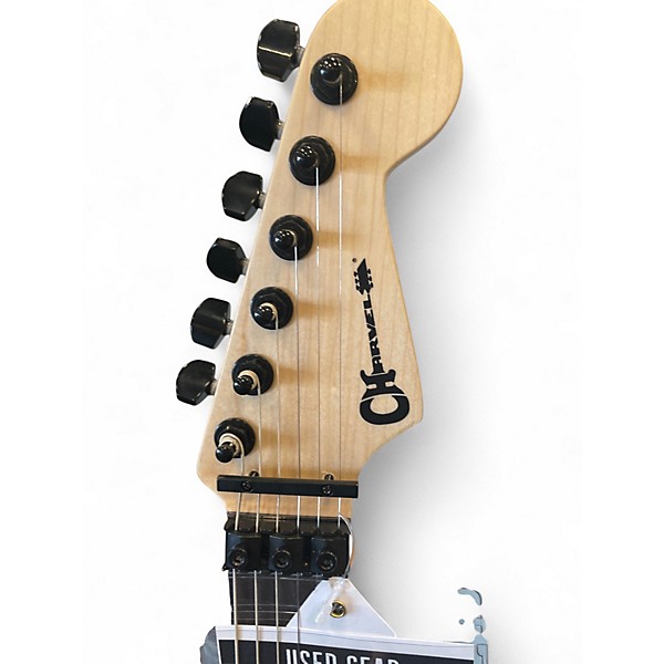 Used Charvel San Dimas Style 1 HH Satin Ferrari Red Solid Body Electric Guitar