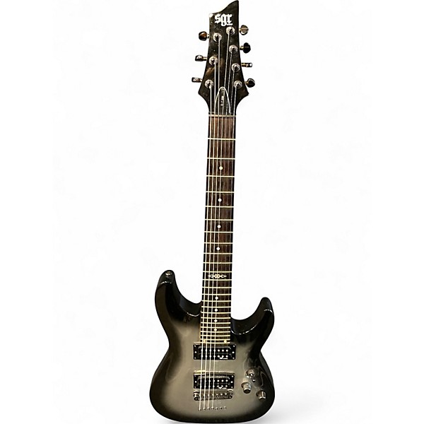 Used Schecter Guitar Research SGR C7 Silver Solid Body Electric Guitar