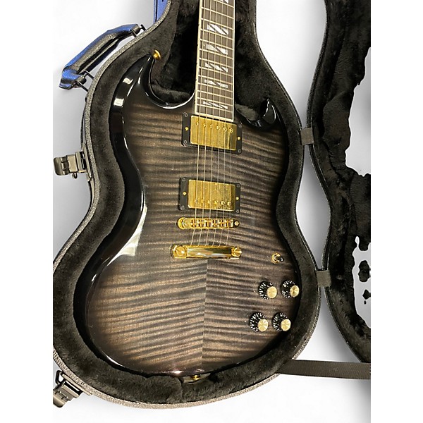 Used 2024 Gibson SG Supreme Trans Black Solid Body Electric Guitar