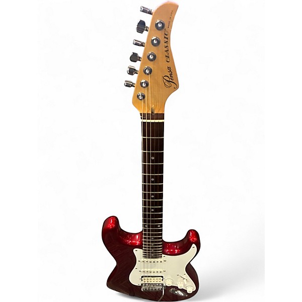 Used 1999 Pensa Classic Red Solid Body Electric Guitar