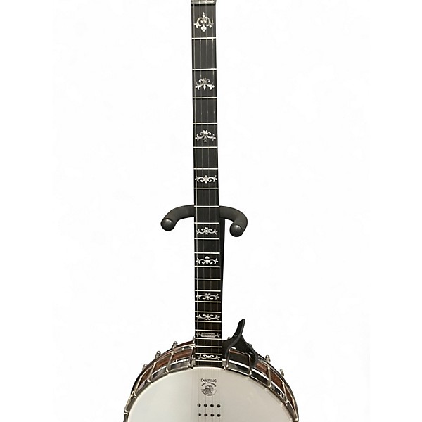 Used Deering Sierra Tenor White Banjo