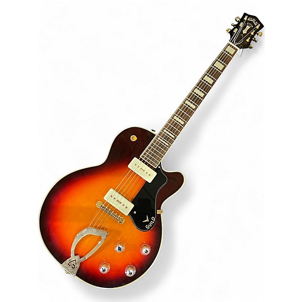 Used Guild ARISTROCRAT P90 SUNBURST Solid Body Electric Guitar