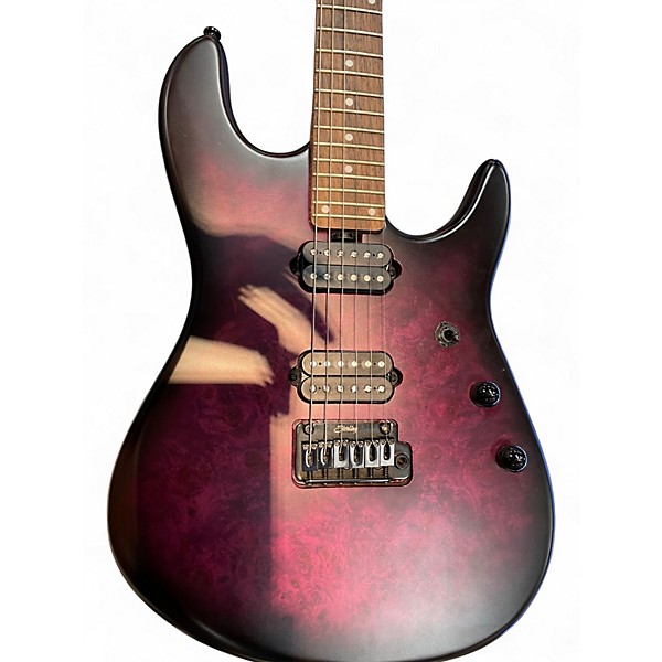 Used Sterling by Music Man Jason Richardson Cutlass Signature Cosmic Purple Burst Satin Solid Body Electric Guitar