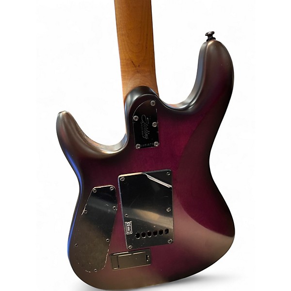 Used Sterling by Music Man Jason Richardson Cutlass Signature Cosmic Purple Burst Satin Solid Body Electric Guitar