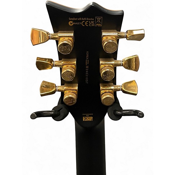 Used ESP LTD EC1000 Deluxe Black Solid Body Electric Guitar