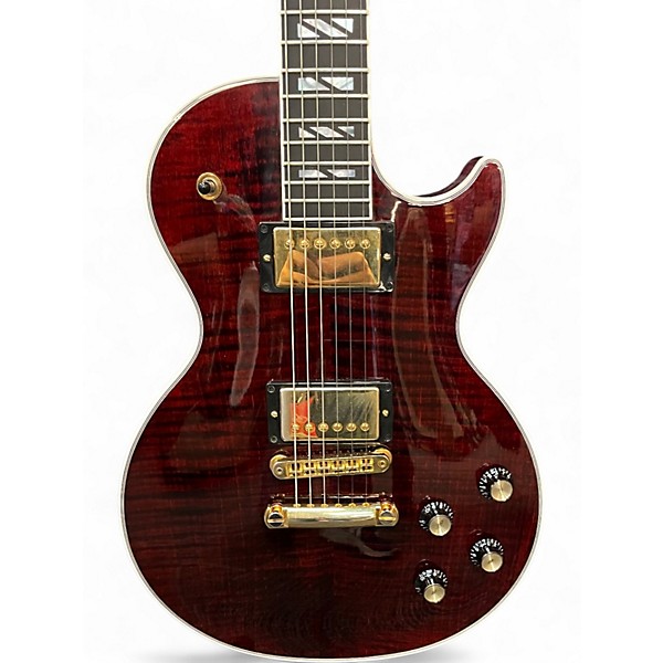 Used Gibson Les Paul Supreme Wine Red Solid Body Electric Guitar