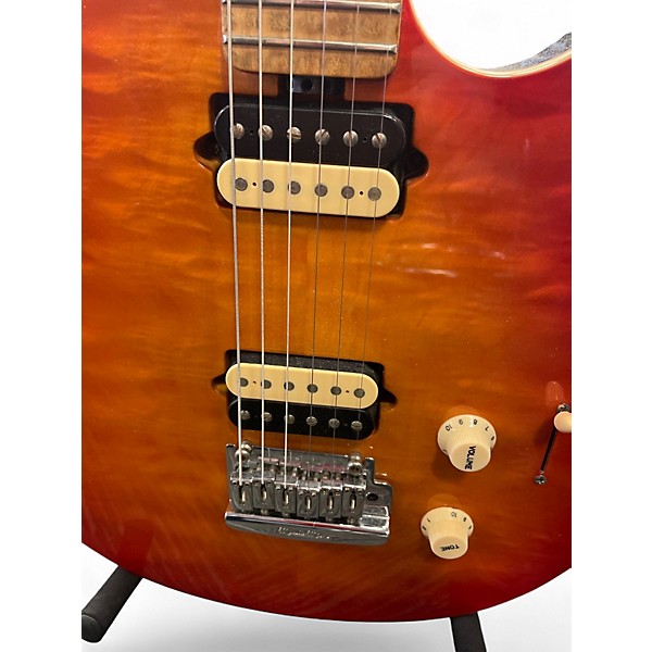 Used Ernie Ball Music Man Axis Super Sport Trans Gold Solid Body Electric Guitar