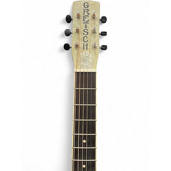 Used Gretsch Guitars G9220 Bobtail Round Neck 2 Tone Sunburst Resonator Guitar