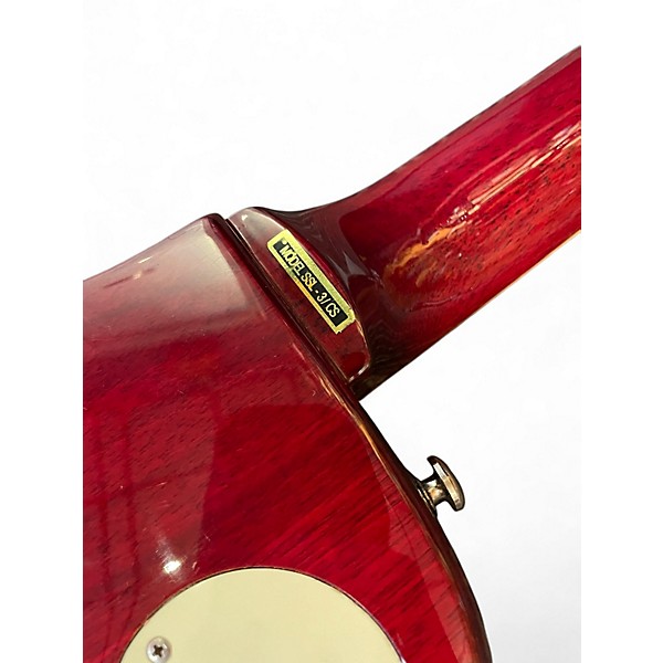 Used Silvertone SSL3 FLAME TOP 2 Color Sunburst Solid Body Electric Guitar