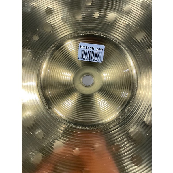 Used MEINL 13in HCS Hi Hat Pair Cymbal