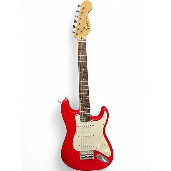 Used Squier Mini Affinity Stratocaster Red Electric Guitar