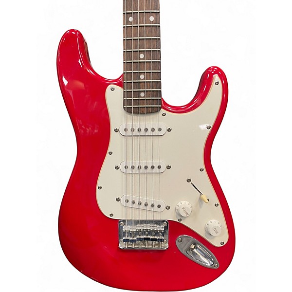 Used Squier Mini Affinity Stratocaster Red Electric Guitar