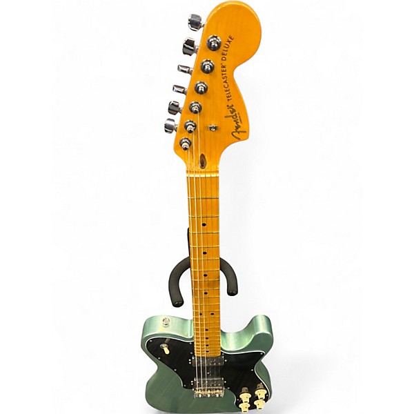 Used 2023 Fender American Professional II Telecaster Deluxe Mystic Surf Green Solid Body Electric Guitar