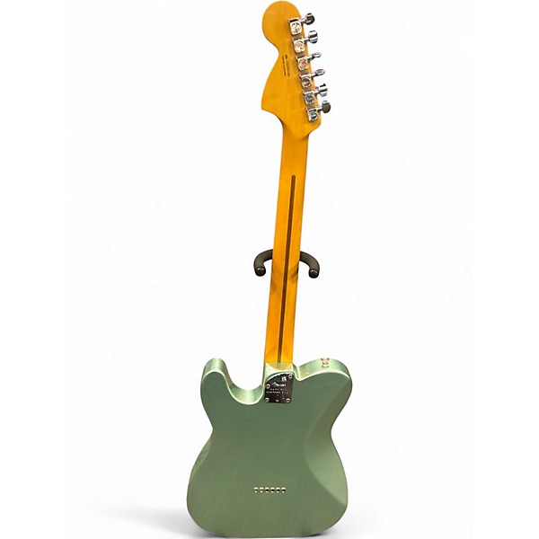 Used 2023 Fender American Professional II Telecaster Deluxe Mystic Surf Green Solid Body Electric Guitar