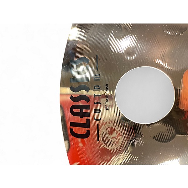 Used MEINL 16in Classic Custom Trash Crash Brilliant Cymbal
