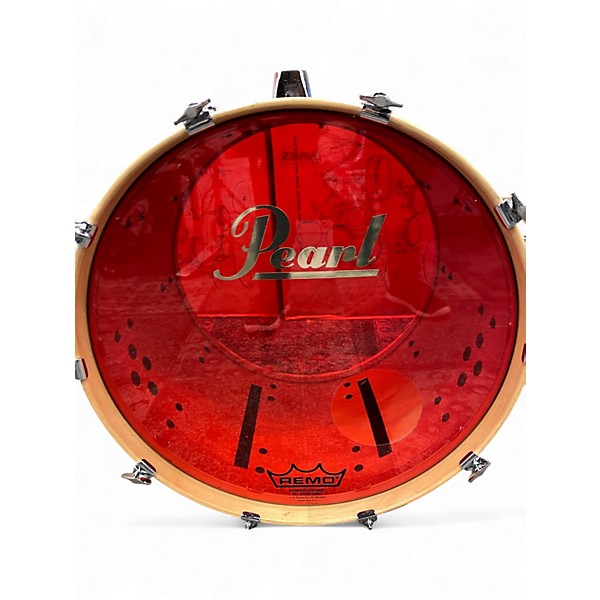 Used Pearl 4 Piece Masters Custom Sequoia Red Drum Kit