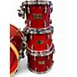 Used Pearl 4 Piece Masters Custom Sequoia Red Drum Kit