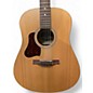 Used Seagull s6 cedar left handed Natural Acoustic Guitar