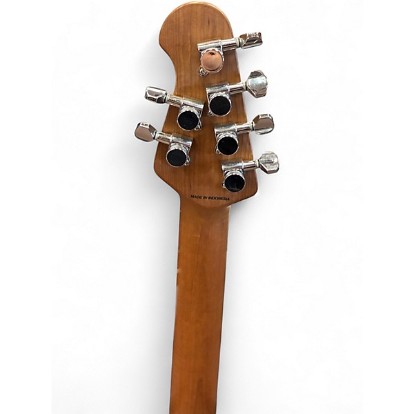 Used Sterling by Music Man CUTLASS FIREMIST SILVER Solid Body Electric Guitar