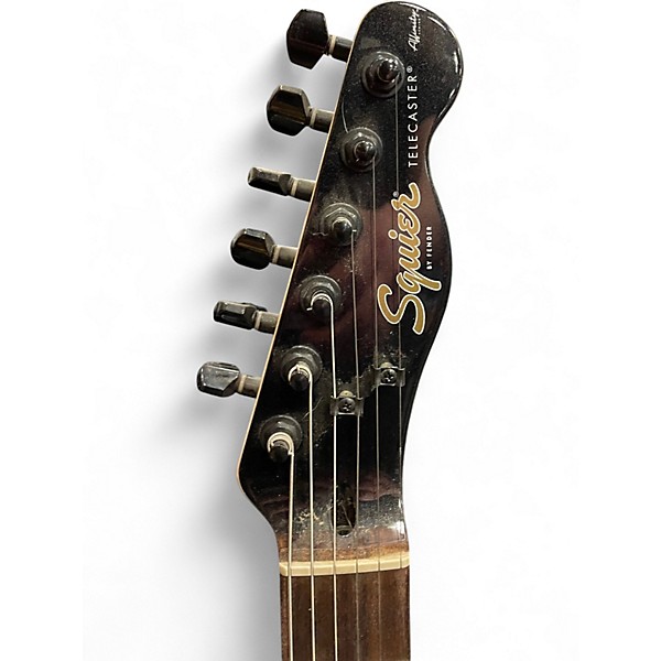 Used Squier Affinity Telecaster black Solid Body Electric Guitar