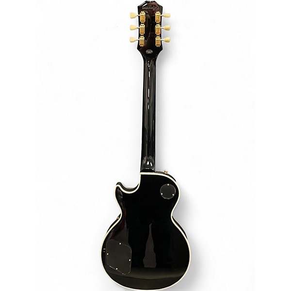 Used Epiphone Les Paul Custom Ebony Solid Body Electric Guitar