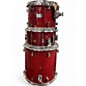 Used Pork Pie 4 Piece Little Squealer 4 Piece Red Drum Kit