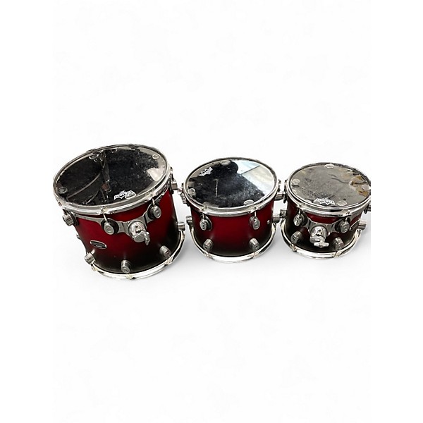 Used PDP by DW 5 Piece FS SERIES Crimson Red Burst Drum Kit
