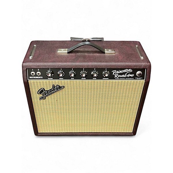 Used Fender 1965 Princeton Reverb 15W 1x10 Tube Guitar Combo Amp