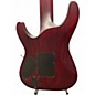 Used Shecter DIAMOND SERIES Red Solid Body Electric Guitar