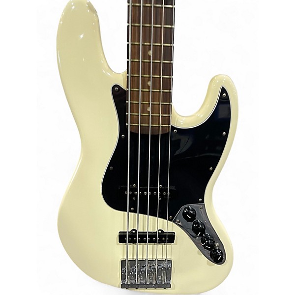 Used Fender Jazz Bass Antique White Electric Bass Guitar