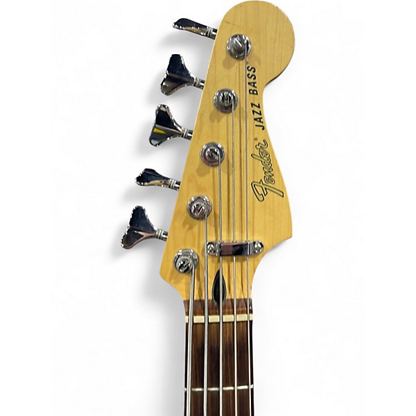 Used Fender Jazz Bass Antique White Electric Bass Guitar