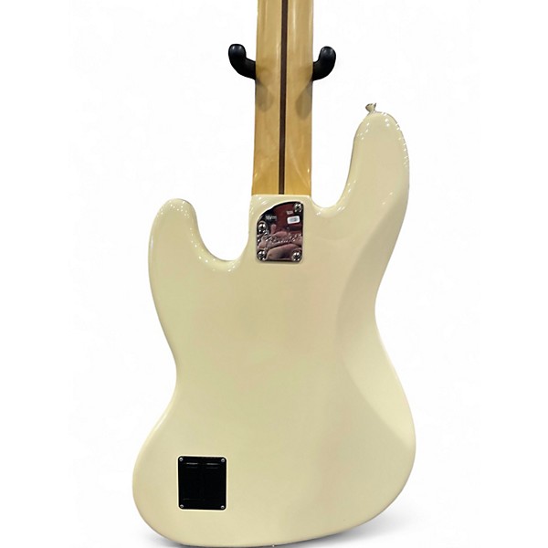 Used Fender Jazz Bass Antique White Electric Bass Guitar