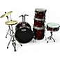 Used SPL 5 Piece KICKER 5 PIECE Metallic Red Drum Kit thumbnail