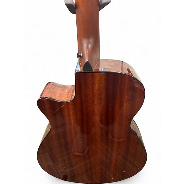 Used Ibanez AEGB25 Trans Brown Acoustic Bass Guitar