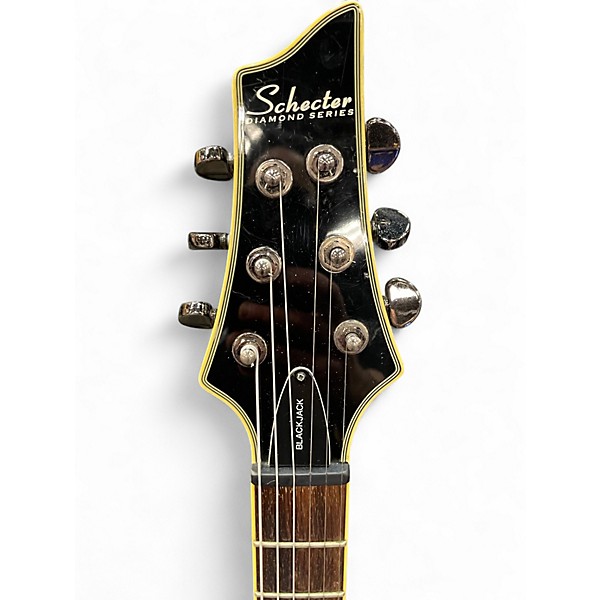 Used Schecter Guitar Research Blackjack C1 Black Solid Body Electric Guitar
