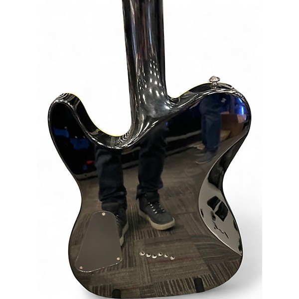 Used Schecter Guitar Research Blackjack C1 Black Solid Body Electric Guitar