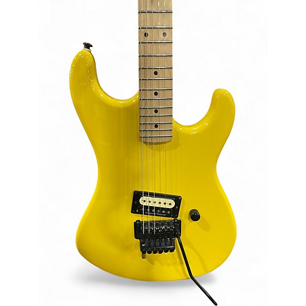Used Kramer BARETTA Yellow Solid Body Electric Guitar